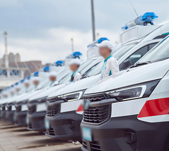 甘孜县服务车队展示